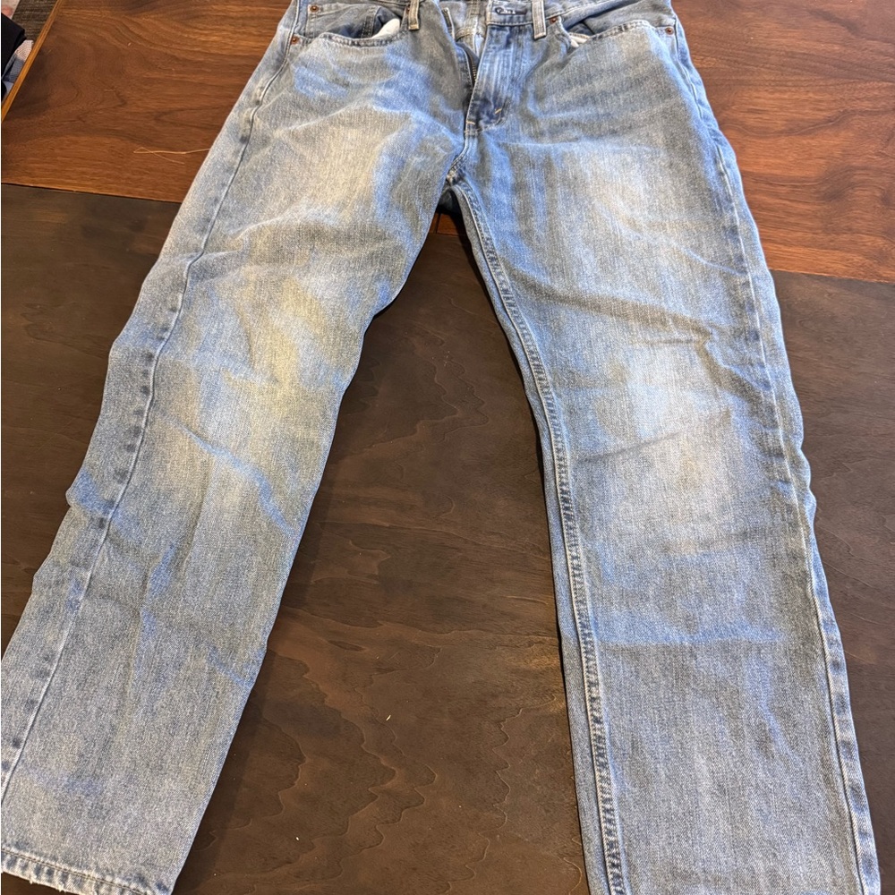 Levi's Light Blue Straight Jeans